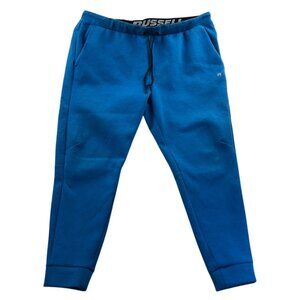 Russell Mens Jogger Sweatpants XL Fusion Knit Pull On Activewear Drawstring